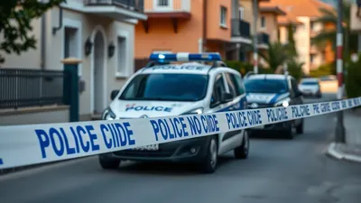 Policijska traka na ulici u Prizrenu nakon incidenta