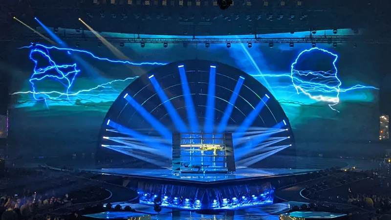 Bina i publika na velikom muzičkom takmičenju