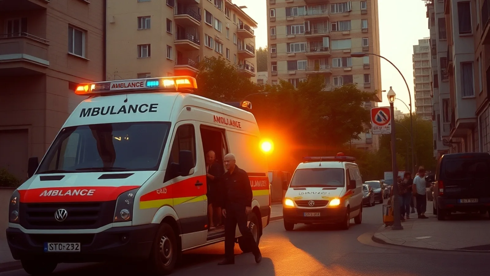 Vozilo Hitne pomoći na beogradskoj ulici tokom vrućina
