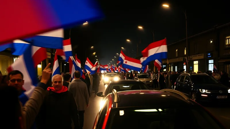 Slavlje na ulicama Banje Luke nakon izbora