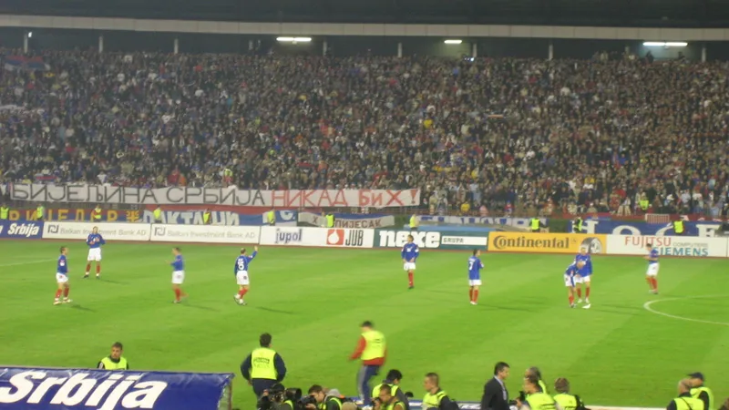 Stadion Crvene zvezde (Marakana) tokom utakmice