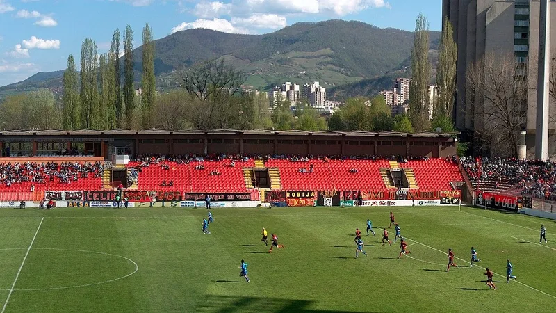 Stadiumi Bilino Polje në Zenicë, vendi i ndeshjes BeH-Suedi