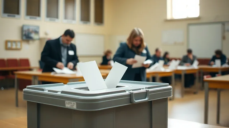 Brojanje glasačkih listića na biračkom mestu