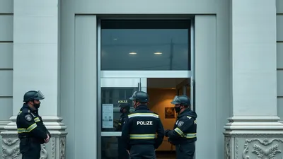 Policijska akcija ispred zgrade lokalne uprave