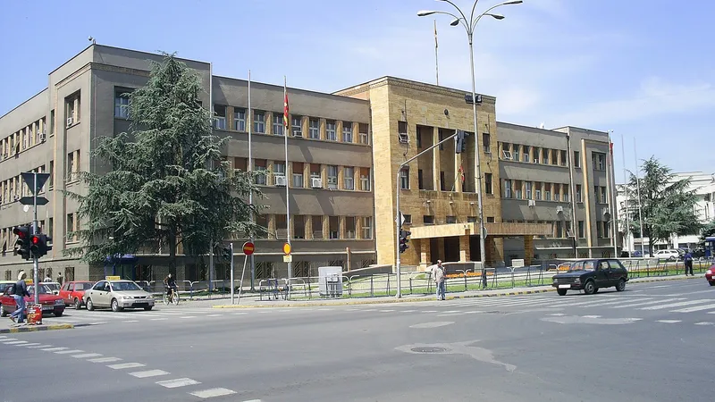 Zgrada Skupštine Severne Makedonije u Skoplju