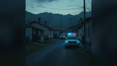 Ilustracija mesta zločina u selu na Kosovu gde je ubijena Arlinda Zekaj