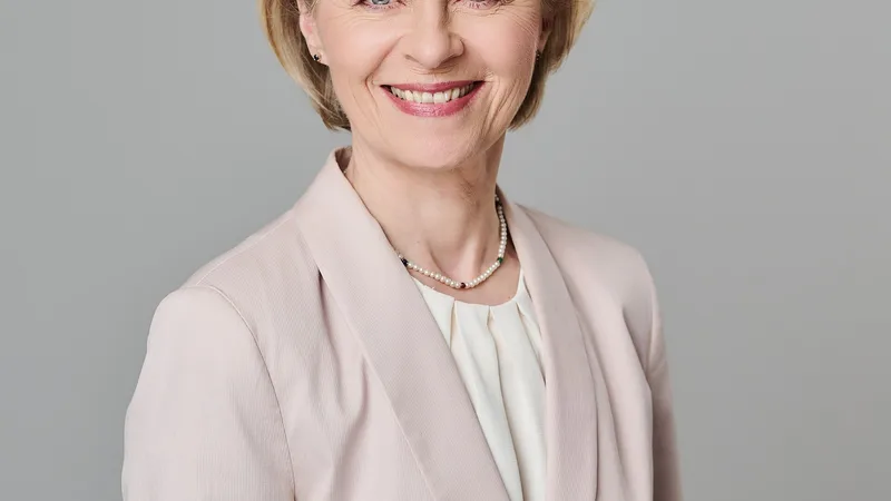 Predsednica Evropske komisije Ursula fon der Lajen