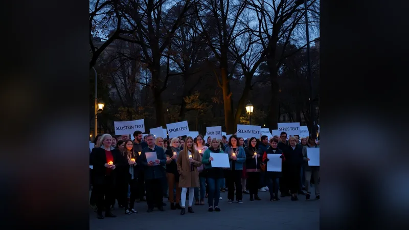 Okupljanje umetnika i kulturnih radnika na protestu u parku Manjež u Beogradu