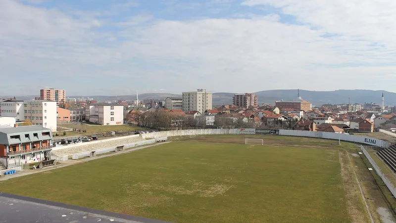 Stadion u Gnjilanu, domaći teren fudbalskog kluba Drita