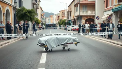 Mesto zločina u centru Sarande obezbeđeno policijskom trakom
