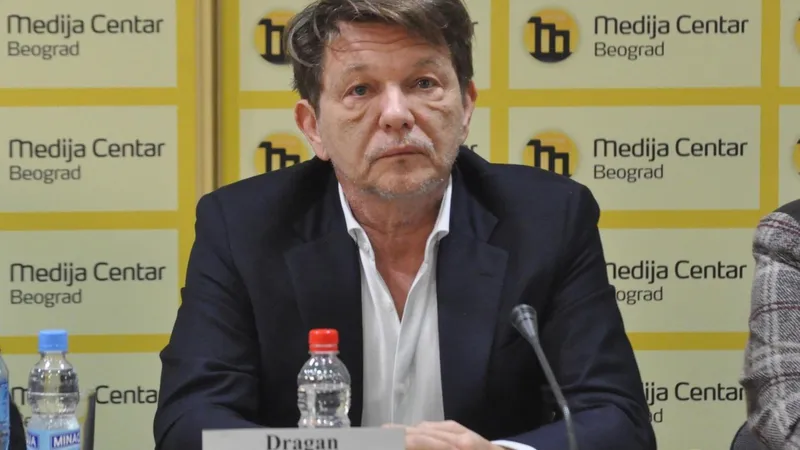 Glumac Dragan Bjelogrlić, jedan od glavnih glumaca u filmu Svadba